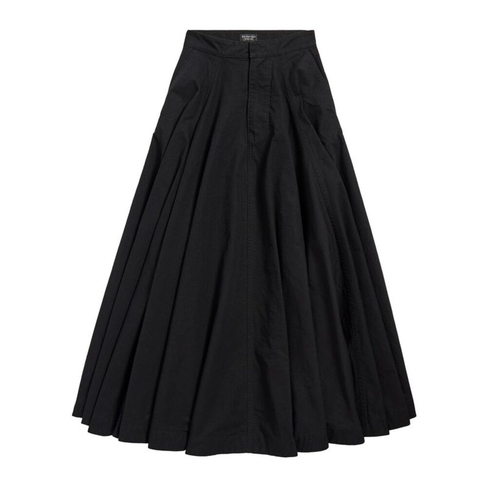 Godet Maxi Skirt Women